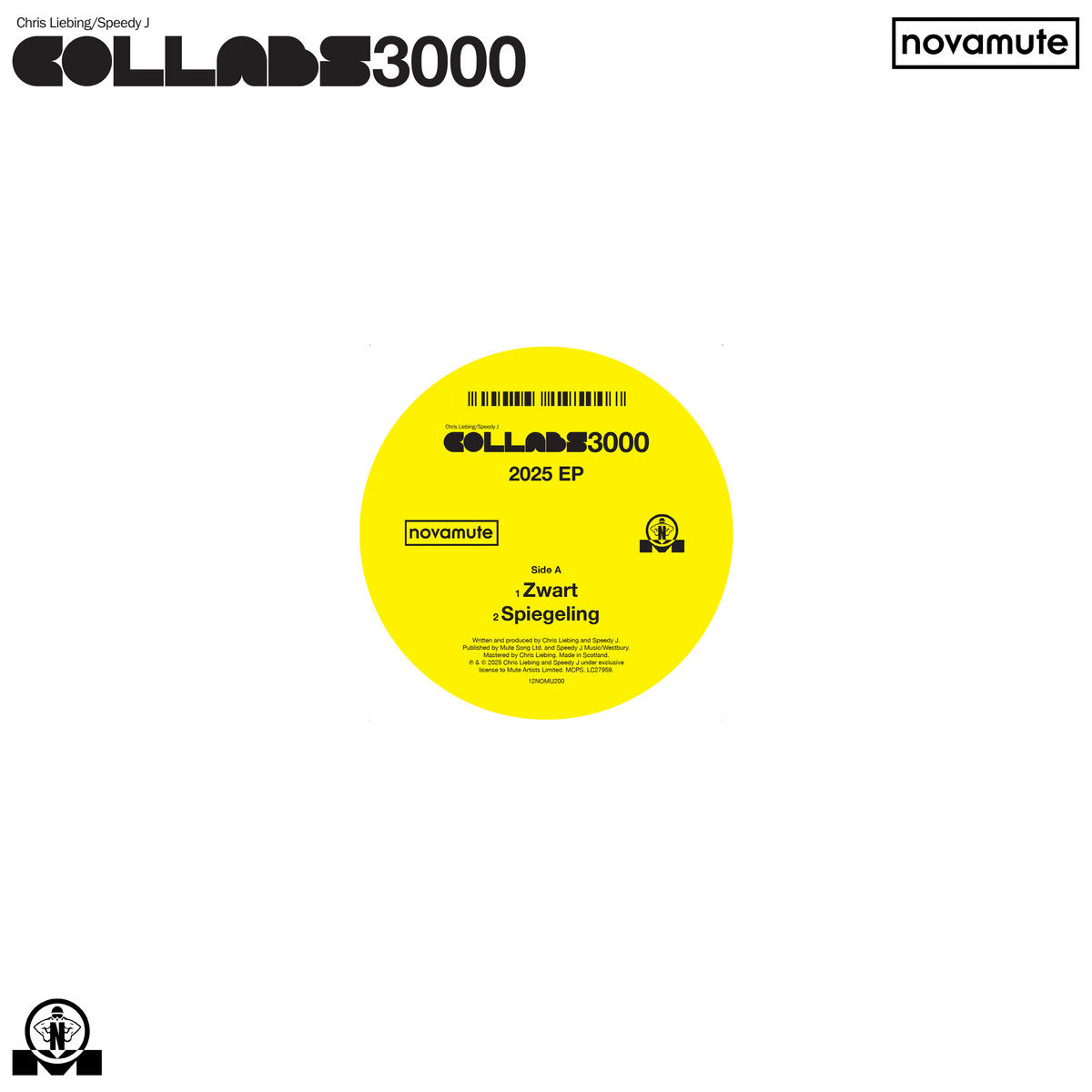 Chris Liebing & Speedy J - Collabs 3000 - 2025 EP 12"