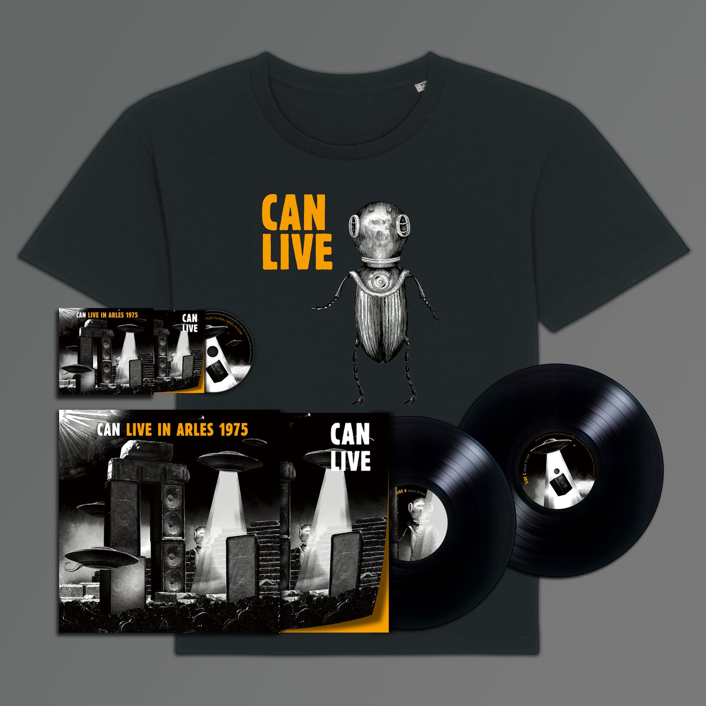 CAN - LIVE IN ARLES (CD + Double Vinyl + T-Shirt)