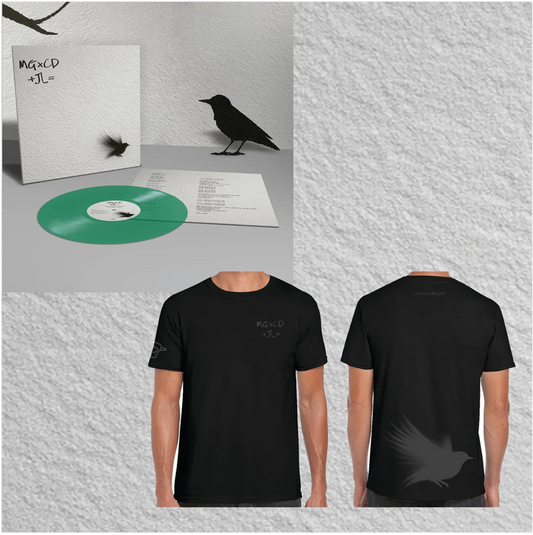 MG x CD + JL = Cross Whisper (Vinyl + T-Shirt Bundle)